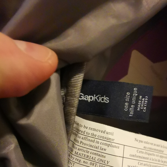 GapKids Backpack Silver Disco School Bag - Picture 7 of 9